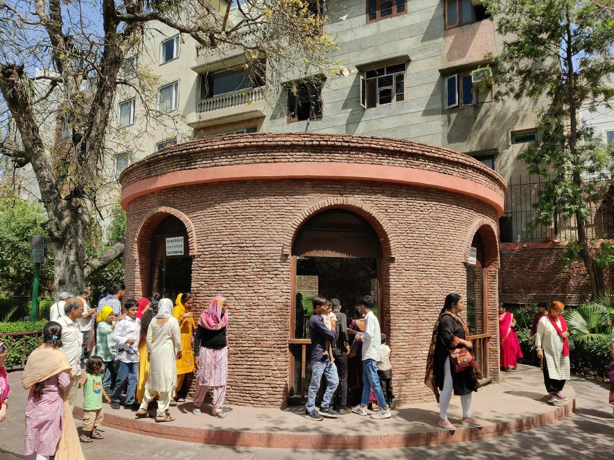 The martyrs’ well at Jallianwala Bagh